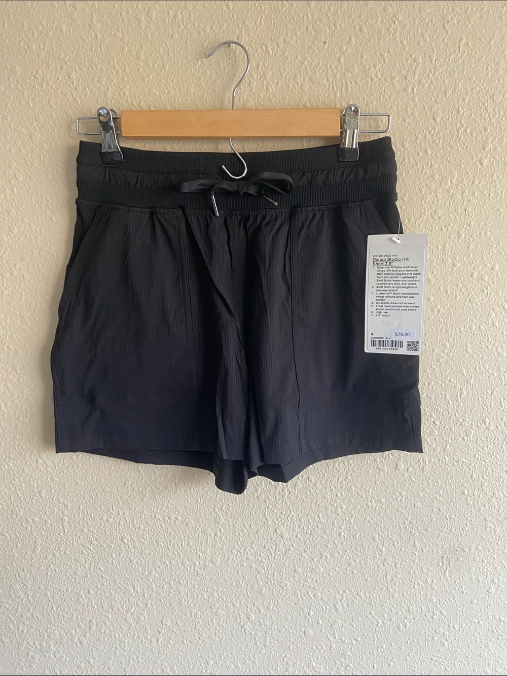 Lululemon Dance Studio high rise shorts 4